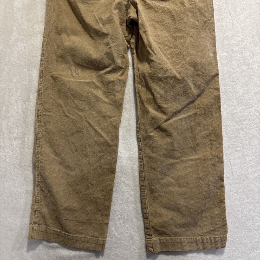 GAP Women’s High Rise Wide-Leg Tan Corduroy Pants Pockets Stretch Women's Size 4 - Picture 8 of 11